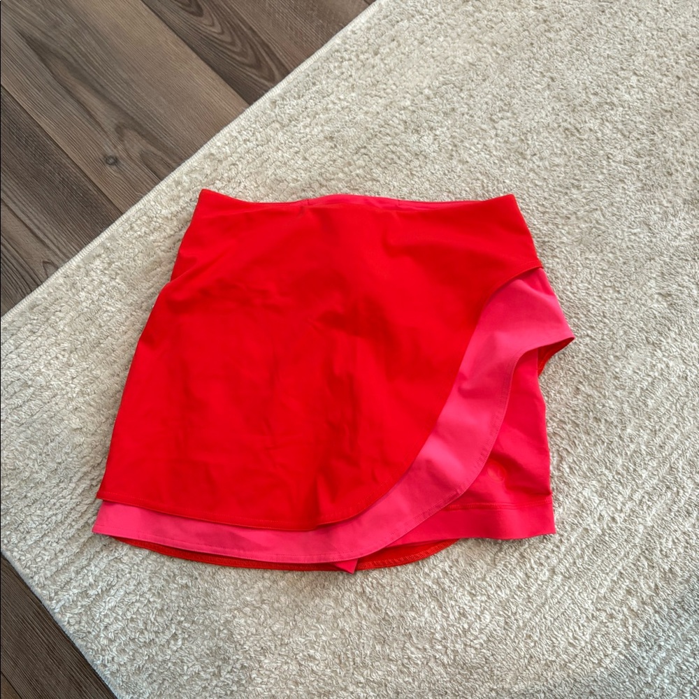 Lululemon Asymmetrical Layered High-Rise Tennis Skirt